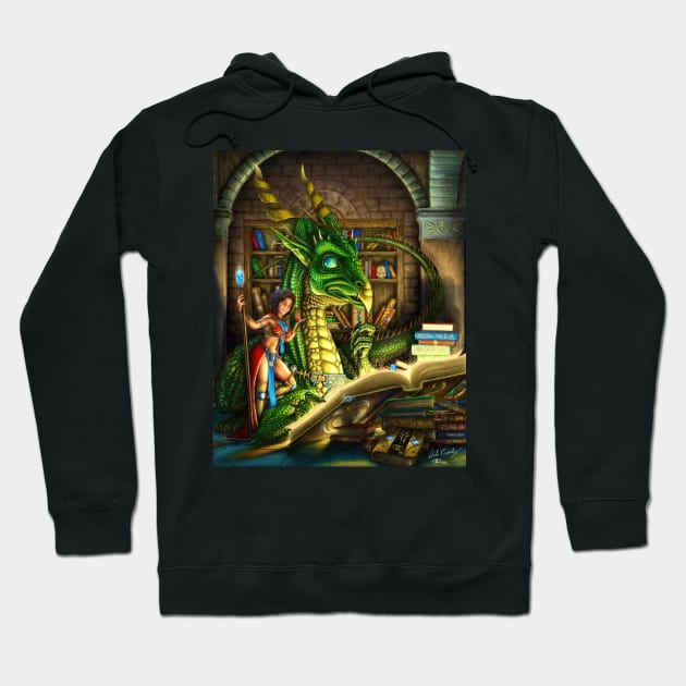 Book Wyrm Hoodie by DaleCrossley